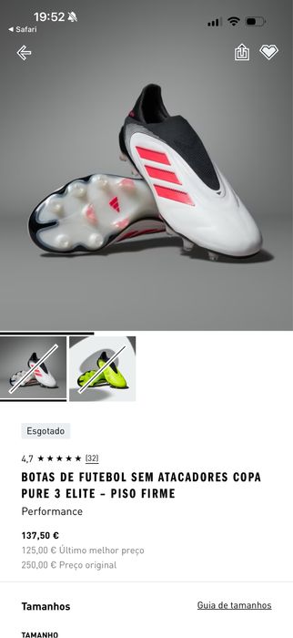 Chuterias copa PURE 3 ELITE