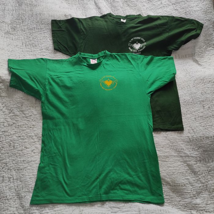 Dwie koszulki t-shirty Hufiec Ziemii Rybnickiej - Gaszowice
