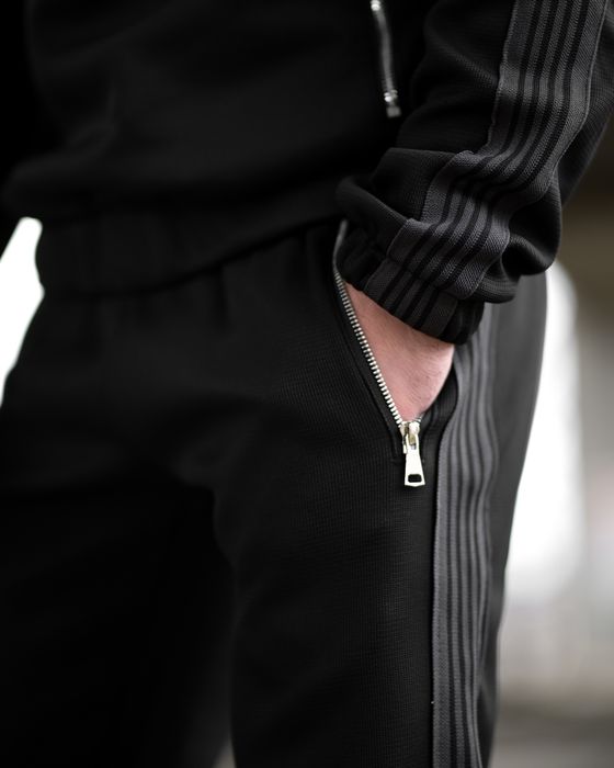 спортивний костюм чорний на флісі чоловічий/костюм мужской