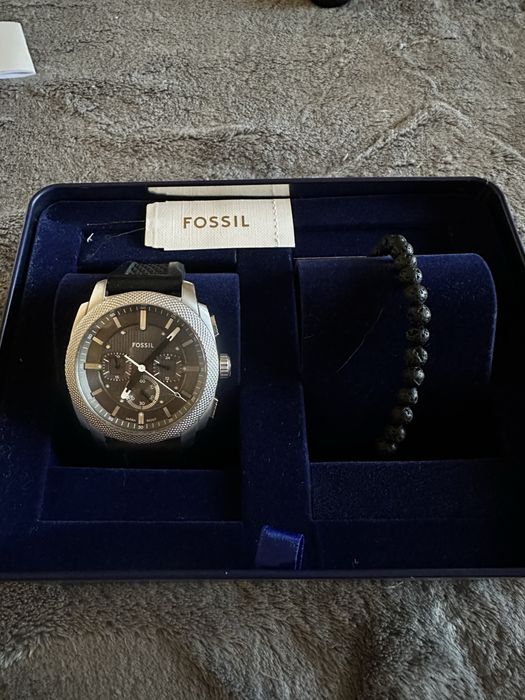 Чоловічий годинник Fossil Machine Chronograph FS6145SET + браслет