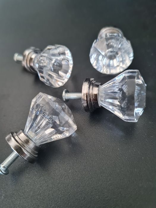 Gałka meblowa uchwyt Home&You kryształowe glamour 6 sztuk