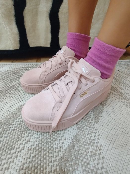 Puma Karmen – różowe sneakersy na platformie | rozmiar 40