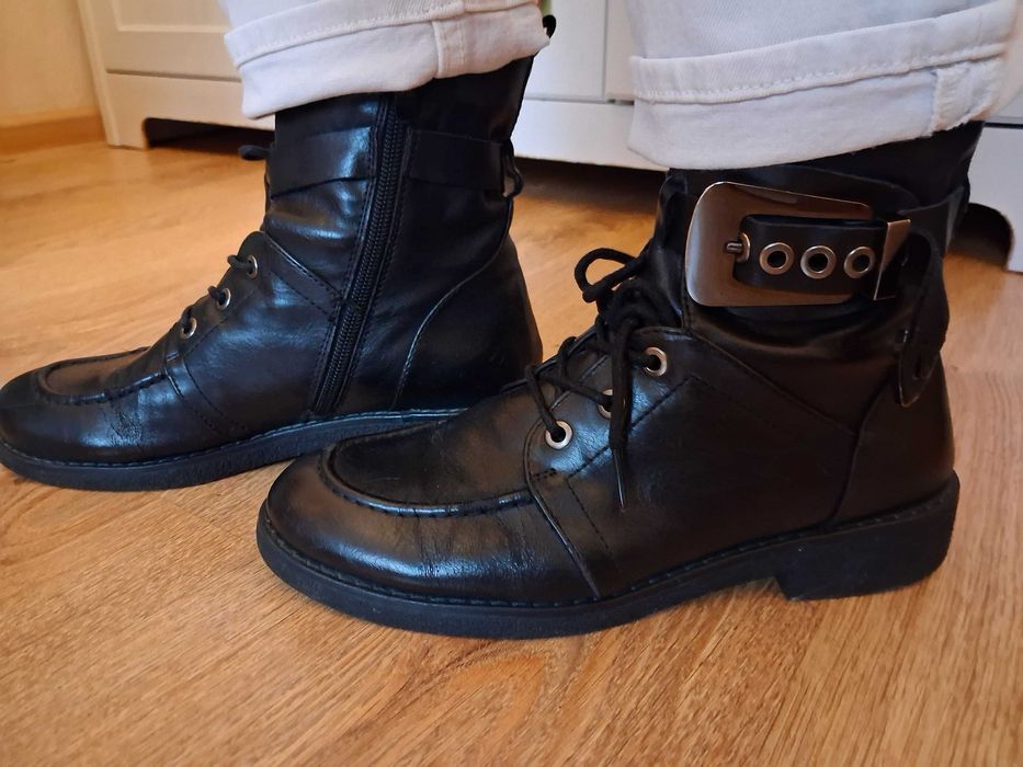 Botki, sztyblety damskie, 38