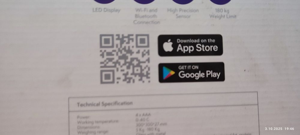 Tesla inteligentna  waga lazienkowa polska aplikacja wi-fi