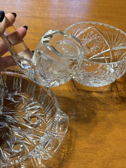 Kryształowa zastawa - sprzedaję na sztuki