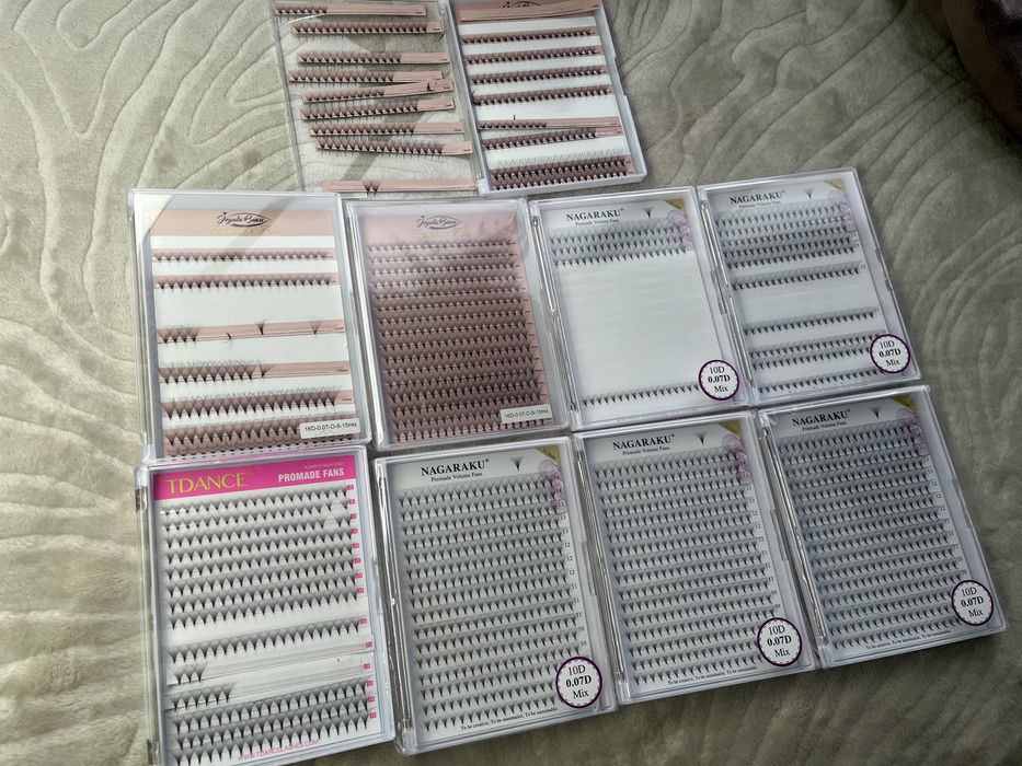 Gotowe kępki rzęs nagaraku