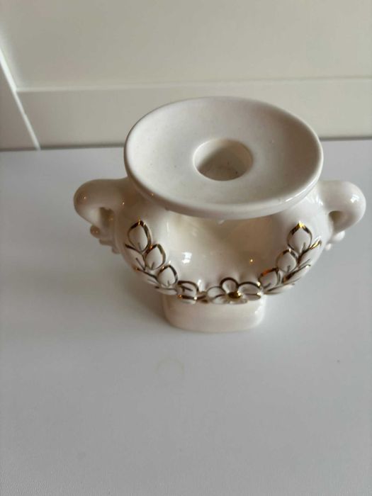 Szwecki świecznik ceramiczny