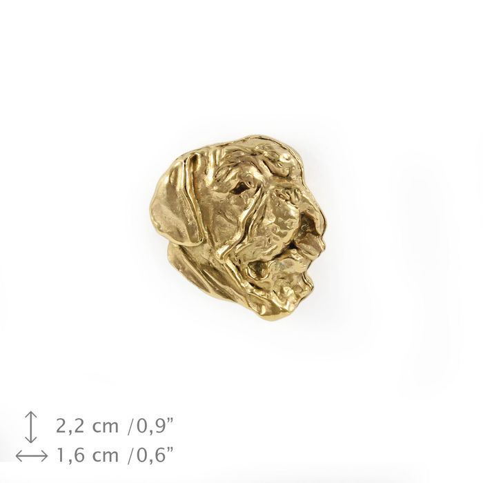 Dog z Bordeaux pin pozłocony Art-Dog