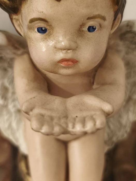 Peça decorativa pintada à mão