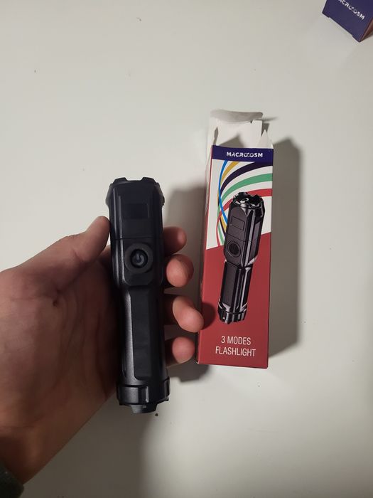 Потужний LED Ліхтар USB/ Ручной яркий фонарик