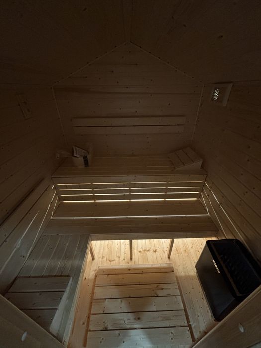 Sauna ogrodowa klasy PREMIUM | Ocieplona | 2,5 x 2 m