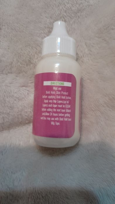 Cola para aplicação de peruca