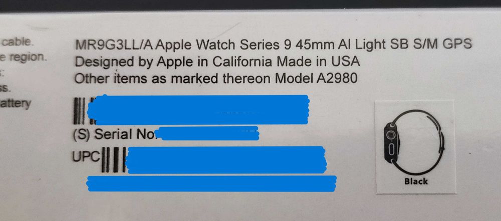  Apple Watch Series 9 – 45mm – Starlight | NOVO, SELADO