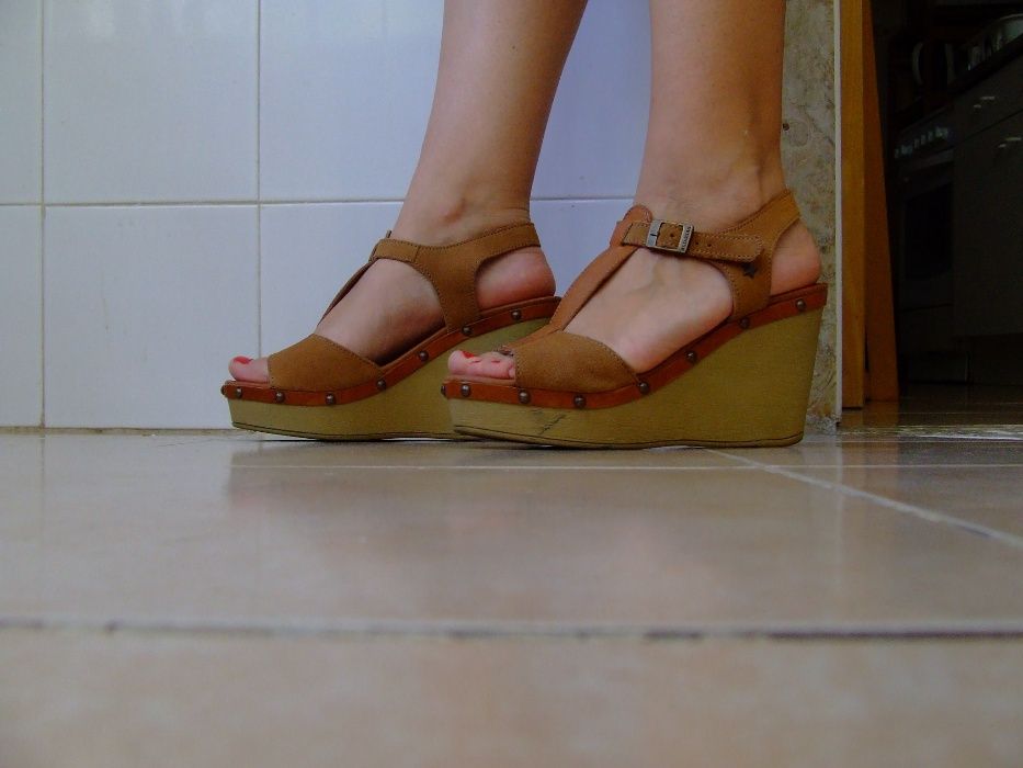 Sandalias de cunha - Cubanas