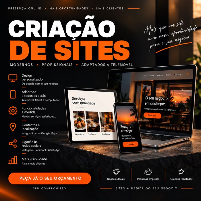 Criação de Sites Profissionais para Negócios | Modernos e Mobile