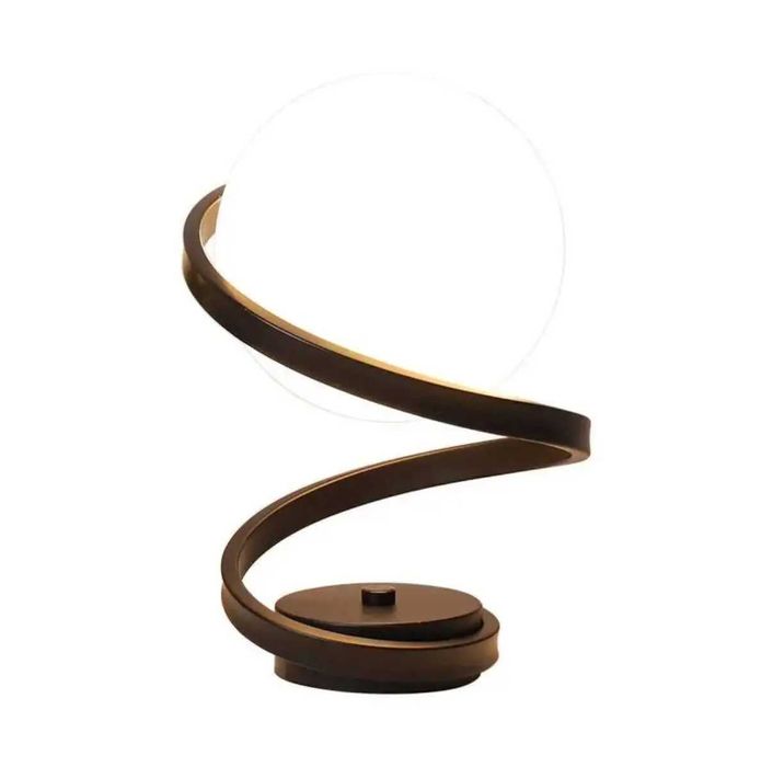 Нічник лампа для спальні, офісу в вигляді сфери - металевий корпус