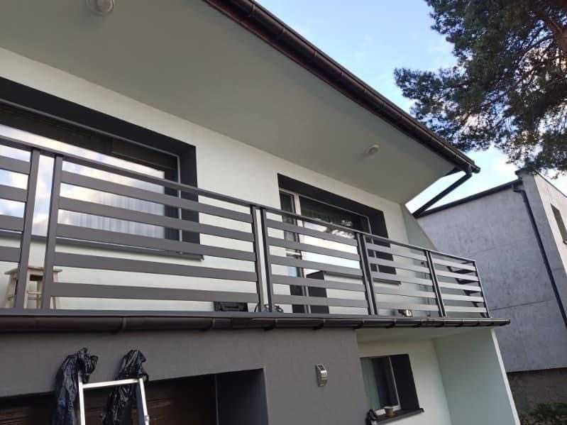 Barierki Balustrady Aluminiowe Aluminium Balkony Balkonowe