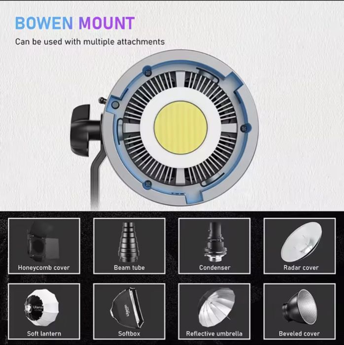 Ulanzi VL-120Bi 120 Вт — студійне світло, готові комплекти