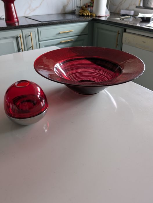 Centro de mesa e suporte de vela