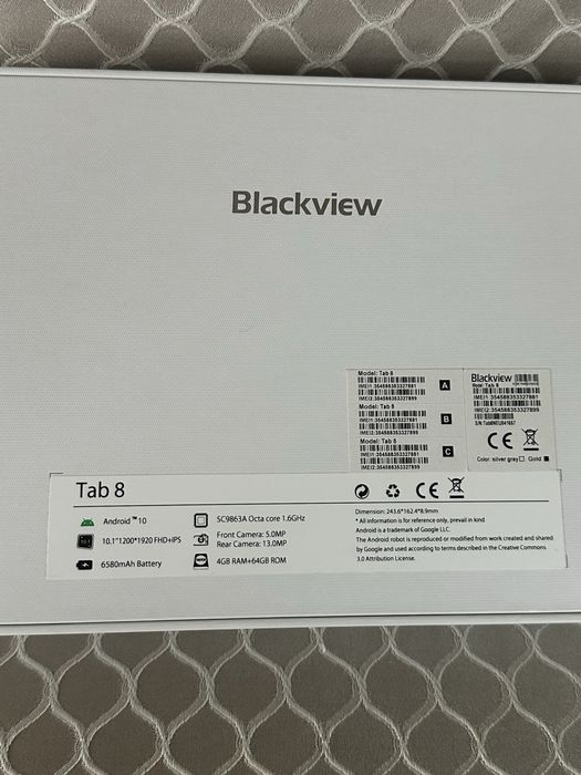 Планшет Blackview Tab 8