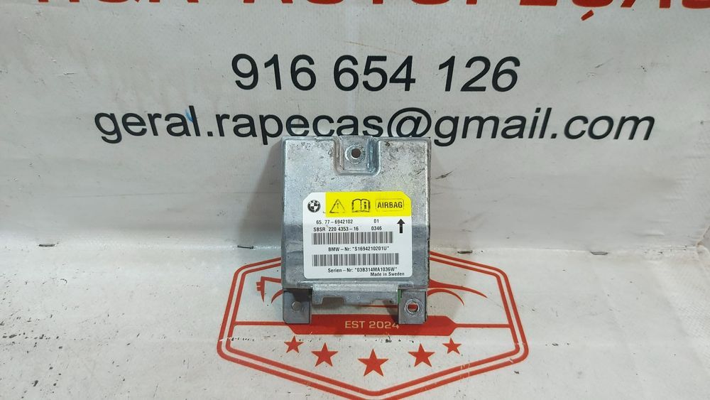 Centralina de Airbag BMW Z4 E85 Série 6 E64 65776942102 Original