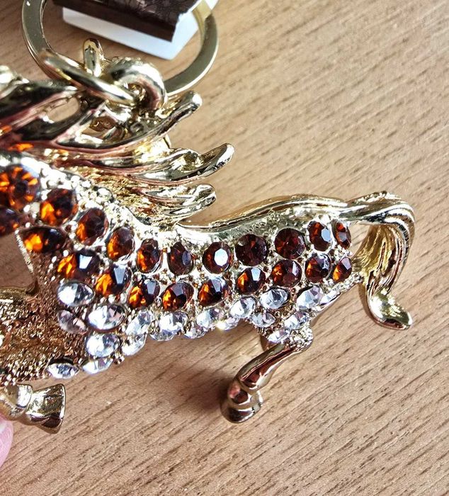 Blelok Koń z cyrkoniami z Dubaju 7,5 cm.