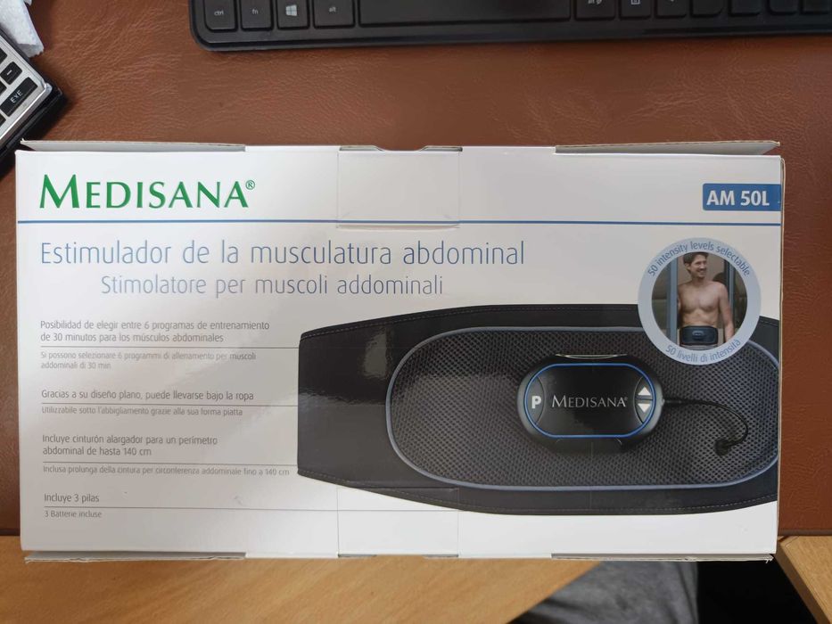 Cinto Estimulador Abdominal Medisana – Como Novo