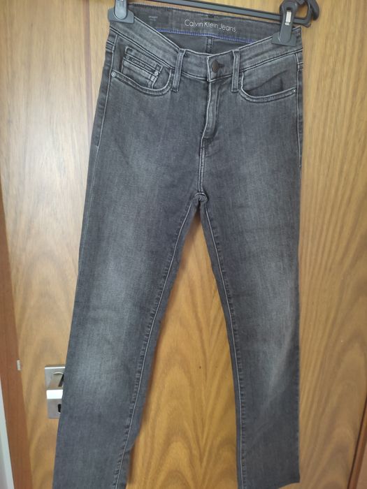 Calças ganga CK jeans -cinza - 25