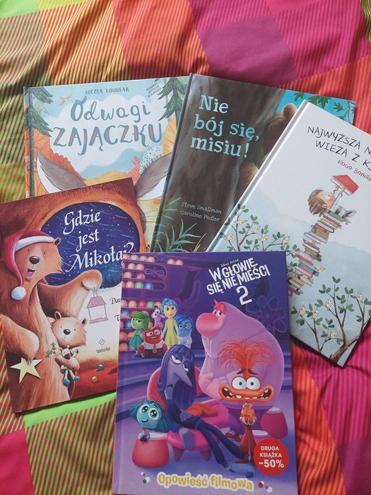 Książki dla dzieci 5 szt