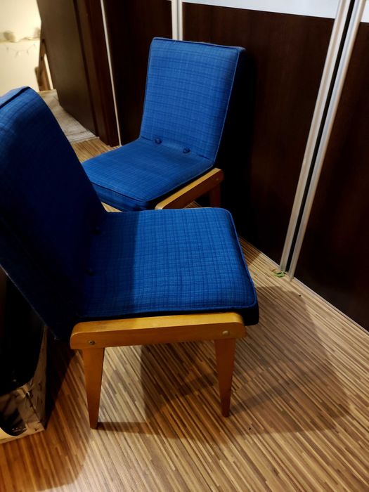 Krzesła PRL orginalne, 5 sztuk