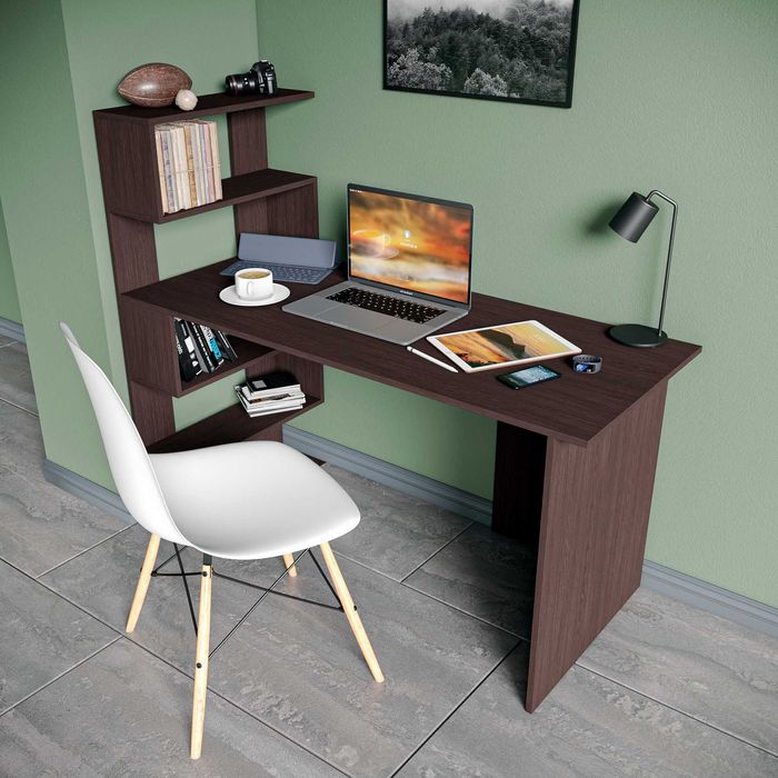 Стіл комп'ютерний з полками (стелажем) СТК-10. Магазин NIKO