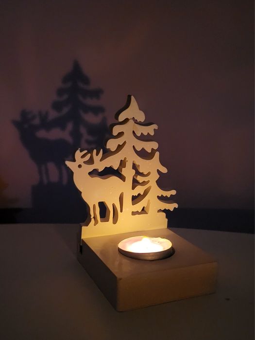 Lampion na tealight z wymiennymi wzorami