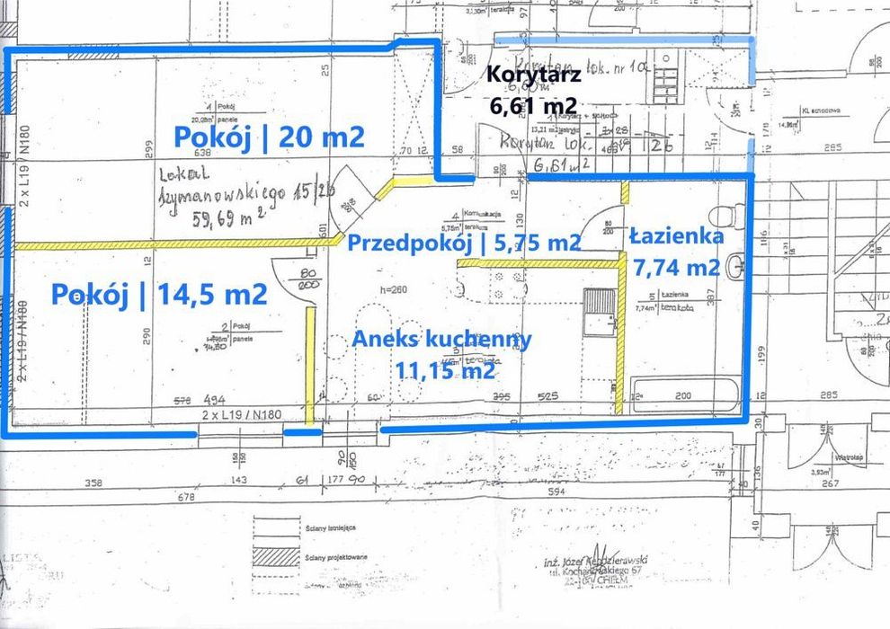 M-3 | 60 m2 | Parter | po remoncie | os. Słoneczne