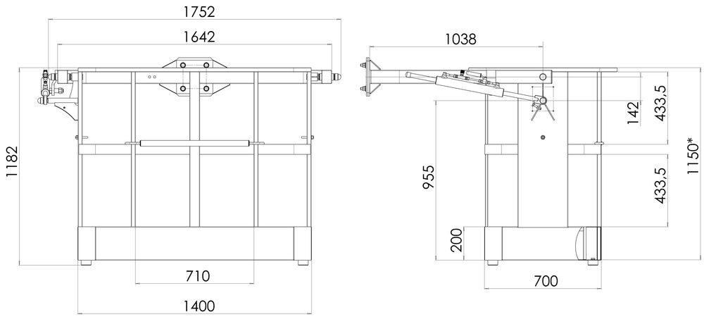 Kosz osobowy HDS, podnośnik, podest roboczy Ferrari AGLY2