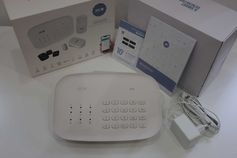 Kit Sistema Alarme Inteligente Wi-Fi SPC Novo na caixa