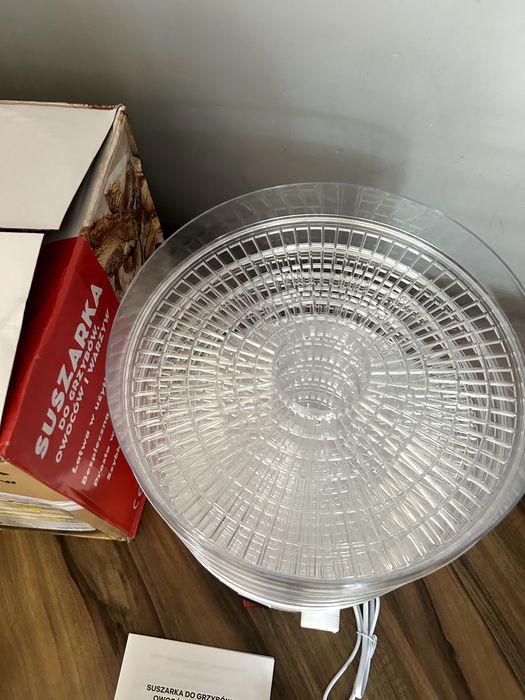 Suszarka do Grzybów Owoców Warzyw ziół 500W 5 Tac Regulacja Temperatury NOWA