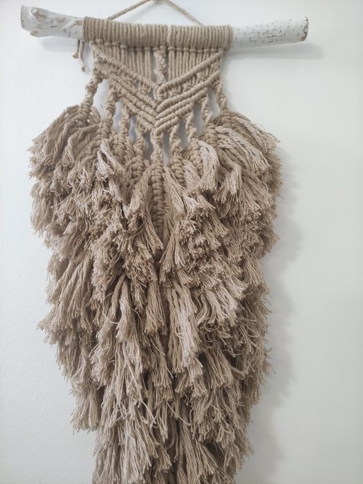Macrame em linha de algodão