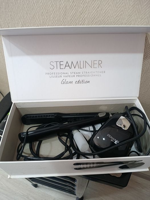 Prancha de cabelo a vapor