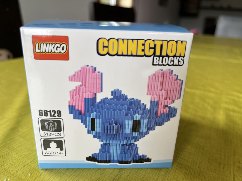 Legos Novos - Stitch Azul Stitch Rosa Capitão América Iron Man Marvel
