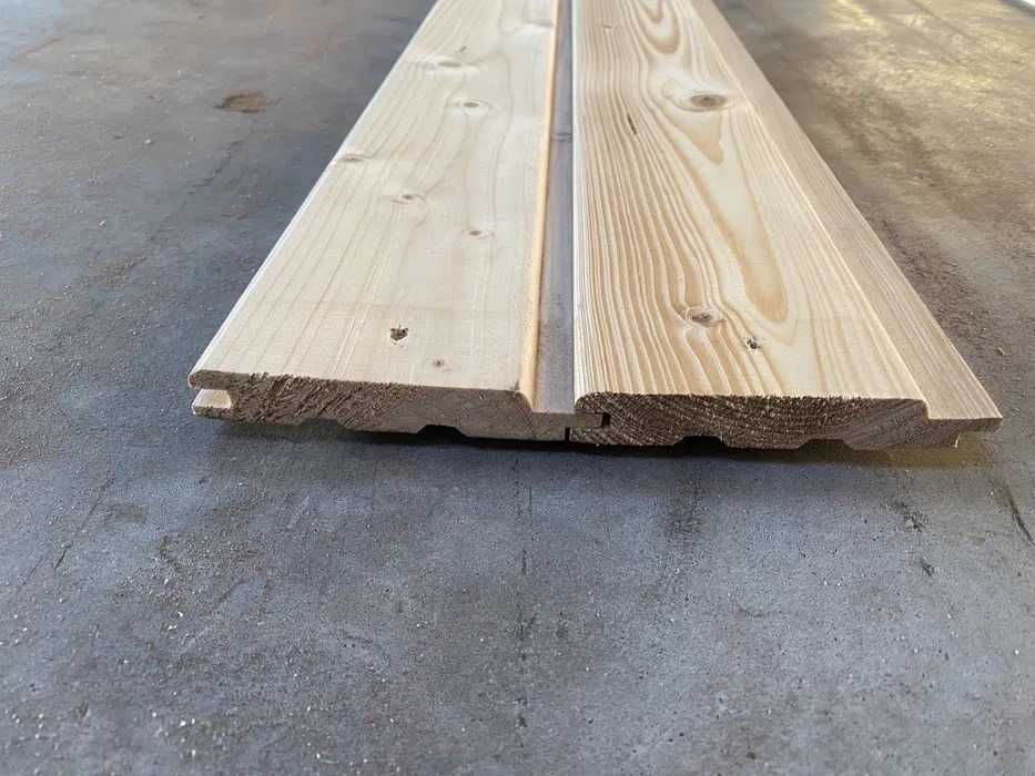 Deska boazeryjna, podbitka, elewacja świerkowa 19x121x5100 mm | Faza | 40 zł/m²