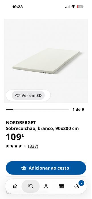 Cama malm como nova