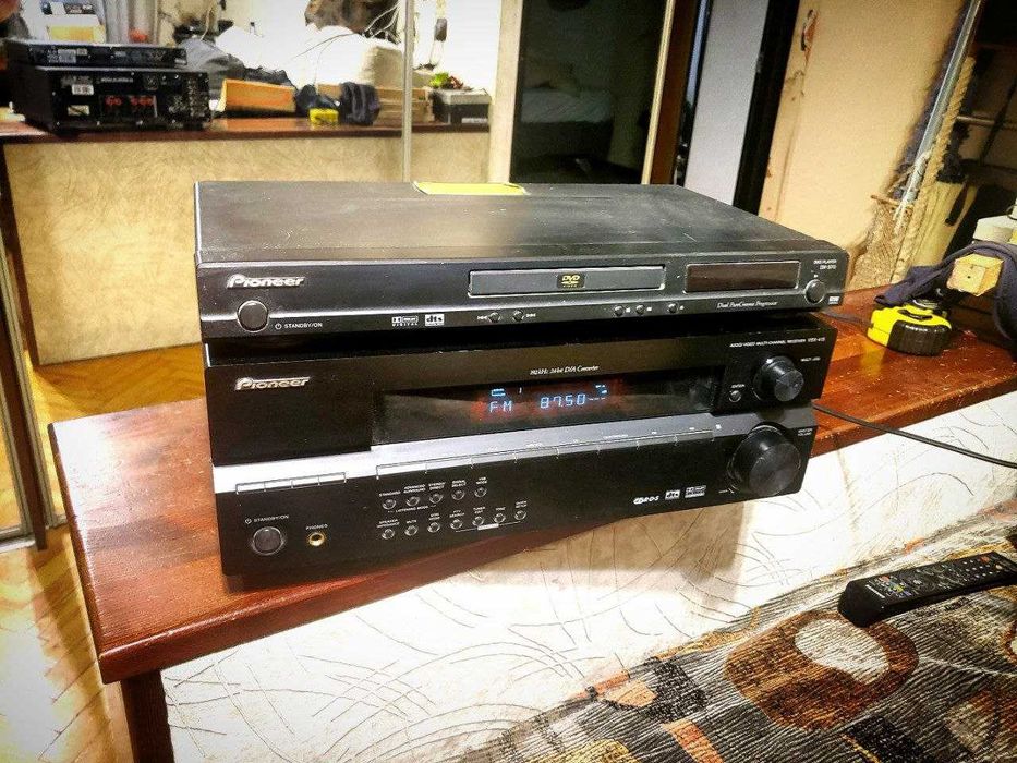 Ресивер/Усилитель PIONEER VSX 415 DTS 5.1 Идеал. + ПОДАРОК DVD player!