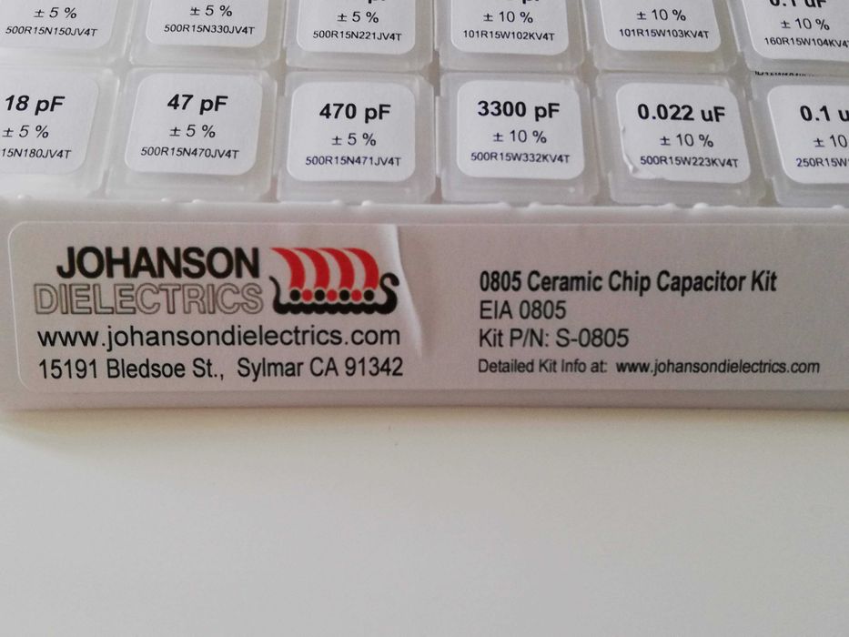 SMD 0805 Capacitor Kit64409307000322121