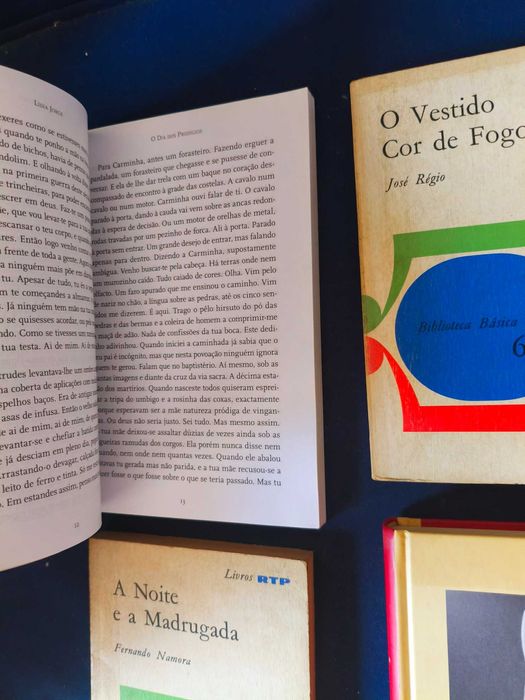 Lote 4 Livros Grandes Autores da Literatura Portuguesa (Lídia Jorge, Régio, Namora)