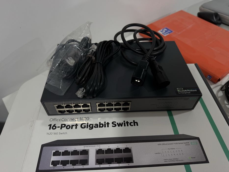 Switch HPE OfficeConnect 1420 – 16 Portas Gigabit