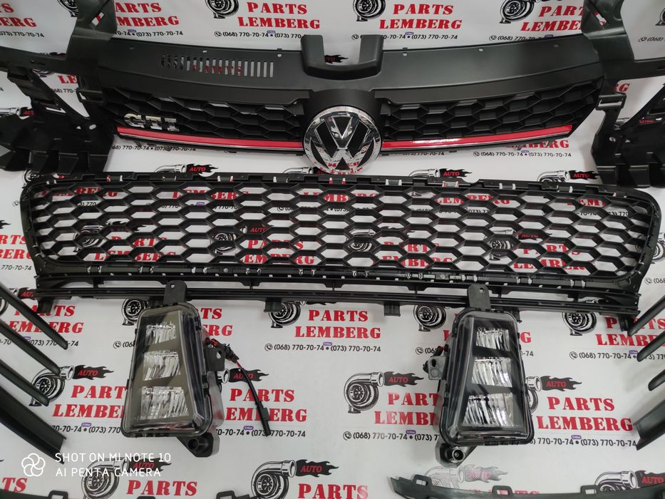 VW Golf 7 Гольф VII USA GTI Решітки Бампер Губа ПТФ Спойлер Туманки