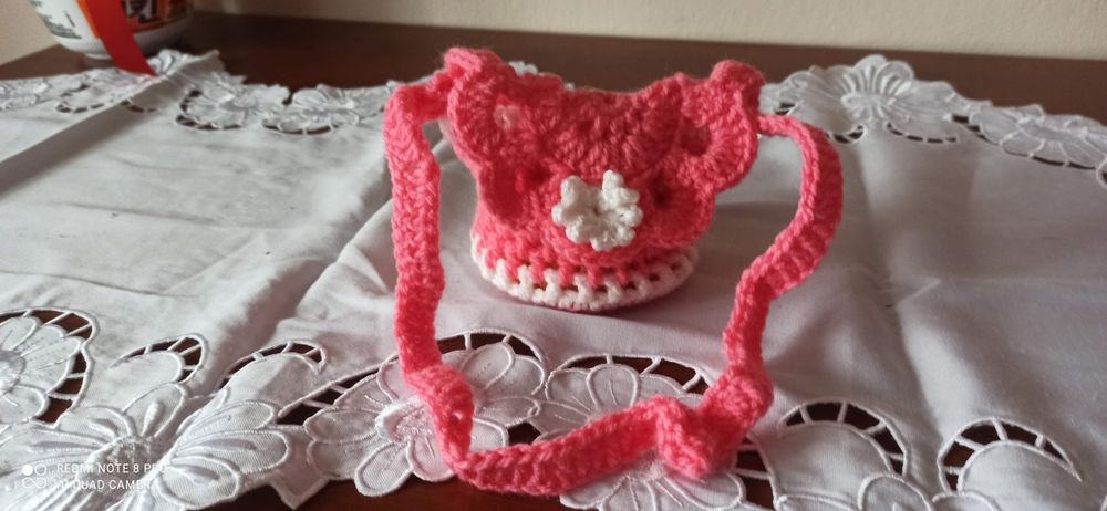 Torebka dziecięca robiona na szydełku