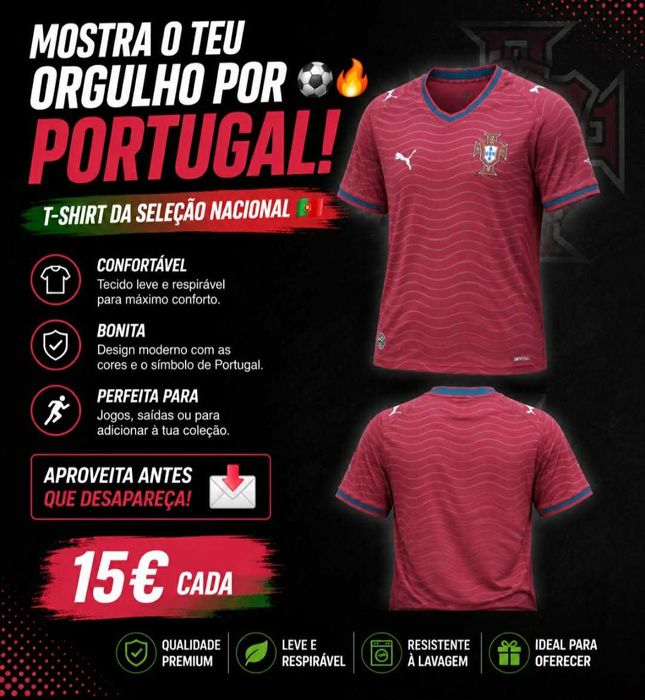 Camisola futebol