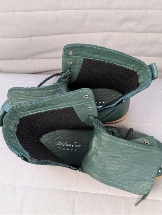 черевики Andrea Conti 40 р.(Італія )Жіночі зимові шкіряні утеплені ecc