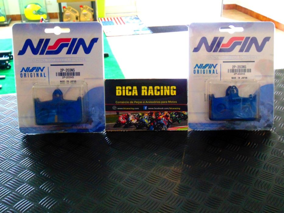 Pastilhas de travão NISSIN origem Honda VTR VFR CBR900 e hornet